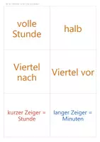 Vorschau - Arbeitsblätter - Uhr lesen Tafelbild & Präsentation Klasse 2/3 – volle, halbe und Viertelstunden, Minuten, 24 Stunden | PowerPoint + PDF, Lernuhr - Seite 2