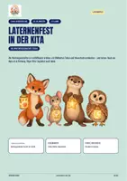 Vorschau - Poster - Laternenfest & St. Martin in der Kita – Erzähltheater, Bildkarten & Elternmaterial | 3–6 Jahre - Seite 1