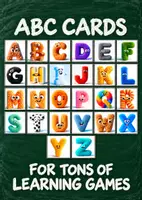 Náhled - 26 kartiček s písmeny | Chlupatá písmena ABC do vzdělávacích her pro předškoláky | PDF k tisku - boční 1