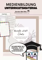 Vorschau - Arbeitsblätter - Briefe statt Chats - Medienkompetenz - Deckblatt
