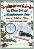 Vorschau - Stundenentwürfe - Forscher-Adventskalender Klasse 3–4 – Winter - Deckblatt