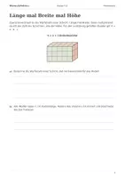 Vorschau - Arbeitsblätter - Volumen und Einheitswürfel Arbeitsheft Klasse 5–6 - Seite 2