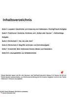 Vorschau - Arbeitsblätter - Halloween:Lesen, Wortschatz und Kreatives (A1–A2 / DaF/DaZ) - Seite 1