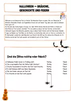 Vorschau - Arbeitsblätter - Halloween:Lesen, Wortschatz und Kreatives (A1–A2 / DaF/DaZ) - Seite 2