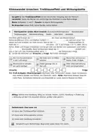 Vorschau - Arbeitsblätter - Klimawandel Ursachen: Wirkungskette, Treibhauseffekt Kl. 7–8 - Deckblatt
