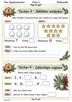 Vorschau - Stundenentwürfe - Mathe-Adventskalender Klasse 1 – Zahlenraum bis 20 - Seite 3