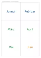 Vorschau - Arbeitsblätter - Jahreszeiten Tafelbild & Präsentation Klasse 1/2 – Frühling, Sommer, Herbst, Winter und Monate | PowerPoint + PDF, Tafelkarten - Seite 3