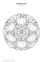 Vorschau - Mal- und Bastelvorlagen - 🍂 AUSZEIT – Herbstzauber 10 Herbstmandalas zum Ausmalen - Seite 3