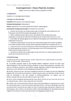 Vorschau - Test - Physik: Klausur - Elektrodynamik und Energieübertragung, Induktion Rekuperation GK - Seite 3