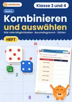 Vorschau - Arbeitsblätter - Kombinatorik Klasse 3 und 4 | Übungsheft Möglichkeiten finden | 3 Niveaus mit Lösungen - Deckblatt