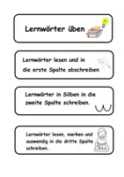 Vorschau - Anderer Materialtyp - Lernwörterfächer ab Klasse 2 - Seite 2