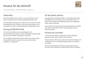 Vorschau - Stationenlernen - In der Stadt Erste Sätze lesen Satz Bild Zuordnung - Seite 2