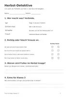 Vorschau - Arbeitsblätter - Herbst entdecken – Materialpaket für den Sachunterricht in Klasse 2–3 - Seite 3