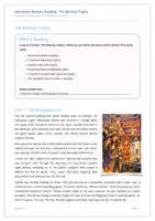 Vorschau - Arbeitsblätter - Halloween 🎃 Escape Room | Reading Comprehension Task | The Missing Trophy - Seite 1