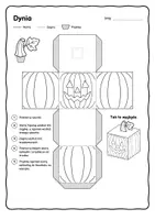 zapowiedź - Halloweenowe wycinanki: 12 figurek 3D do kolorowania, wycinania i składania - strona 2