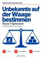 Vorschau - Arbeitsblätter - Unbekannte auf der Waage bestimmen - Deckblatt