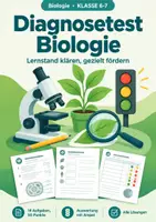 Vorschau - Arbeitsblätter - Diagnosetest Biologie, Klasse 6-7, Sek I - Deckblatt