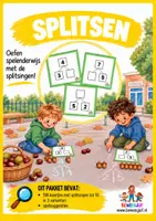 Voorbeeld - Kaartjes splitsen tot 10 - Voorblad