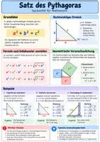 Vorschau - Arbeitsblätter - Satz des Pythagoras, a² + b² = c² - Mathematik Klasse 9, Übersicht + Aufgaben - Seite 2