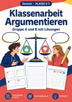Vorschau - Test - Klassenarbeit Argumentieren, Klasse 6-7 - Deckblatt
