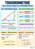 Vorschau - Arbeitsblätter - Trigonometrie, sin cos tan - Mathematik Klasse 9-10, Übersicht + Aufgaben - Seite 3
