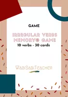 Vorschau - Spiele - 10 Most Common Irregular Verbs Pairs Game WabiSabiTeacher - Seite 1