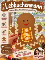 Vorschau - Mal- und Bastelvorlagen - Wachsendes Paket Winter Weihnachten Kunst Basteln - Seite 1