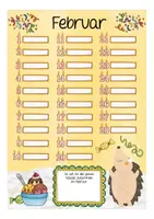 Vorschau - Poster - Geburtstagskalender Igelklasse / Igel - Seite 3
