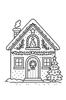 Vorschau - Mal- und Bastelvorlagen - Fensterdeko Winterstadt Vertretungsunterricht- kostenlos - Seite 2