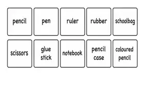Vorschau - Arbeitsblätter - Englisch Klasse 3: Wortschatz, Lieder, Lesetexte - Seite 3