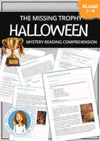 Vorschau - Arbeitsblätter - Halloween 🎃 Escape Room | Reading Comprehension Task | The Missing Trophy - Deckblatt