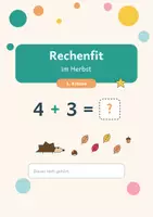 Vorschau - Arbeitsblätter - Rechenfit_im_Herbst - Deckblatt