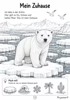 Vorschau - Arbeitsblätter - Ich bin Miluk, der Eisbär | Mitmach- & Ausmalgeschichte - Seite 3
