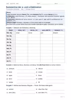 Vorschau - Arbeitsblätter - Latein: Arbeitsblatt Substantive-der-a-und-o-Deklination - Seite 1