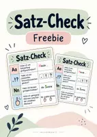 Vorschau - Merkblätter - Freebie Satz-Check - Deckblatt