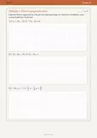 Vorschau - Klassenarbeiten - Klassenarbeit Lineare Gleichungssysteme Klasse 9 – Gruppe A & B mit Lösungen (PDF + Word) – Niveau Basis - Seite 2
