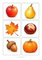 Vorschau - Spiele - 🍂Gratis: Mia Maus sucht Herbstschätze – Suchbild & Bildkarten für den Kindergarten - Seite 3