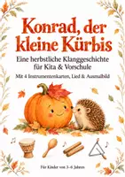 Vorschau - Bildkarten - Klanggeschichte Herbst & Kürbis – Kita, Kindergarten & Vorschule | mit Lied und Instrumentenkarten - Deckblatt