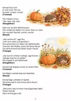 Vorschau - Bildkarten - Klanggeschichte Herbst & Kürbis – Kita, Kindergarten & Vorschule | mit Lied und Instrumentenkarten - Seite 2