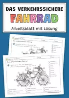 Vorschau - Arbeitsblätter - Das verkehrssichere Fahrrad – Arbeitsblatt mit Lösung - Deckblatt