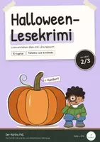 Vorschau - Stundenentwürfe - Halloween-Lesekrimi: Kürbis-Fall | Kl. 2/3 - Deckblatt