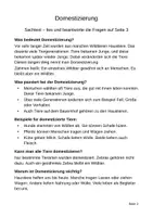 Vorschau - Unterrichtsreihen - Alles ueber Domestizierung (Klasse 3-4) - Seite 1