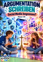Vorschau - Arbeitsblätter - Argumentieren Social Media Klasse 7 8 - Deckblatt