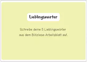 Vorschau - Arbeitsblätter - Blitzlesen Aufgabenkartei - Seite 2