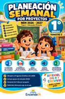 Vista previa - Para docentes: organización, planificación y formación - Planeación Semanal Nem 1.º de Primaria · Trimestre 2 · El Diario de Nuestra Semilla | STEAM - Portada
