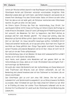 Vorschau - Stundenentwürfe - Quiz zur Oster-Reportage (mit Lösung) - Deckblatt