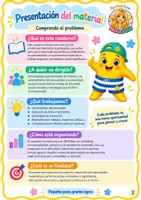 Vista previa - Unidades / Secuencias / Situaciones de Aprendizaje - 🌟 GRATIS Comprendo el problema con Estrellín ⭐ 30 fichas de problemas matemáticos + solucionario - página 1
