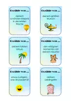 Vorschau - Bildkarten - Erzählkärtchen als morgendliches Ritual - Seite 1