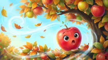 Vorschau - Bildkarten - Kamishibai | Der Apfel fällt vom Baum | Der wandernde Apfel - Seite 3