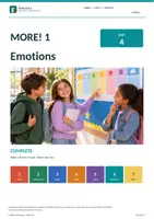 Vorschau - Stundenentwürfe - MORE! 1 Unit 4 (LP 2023) • ENGLIVA COMPLETE: Emotions – Abschlussprojekt (Fictional Week) - Deckblatt